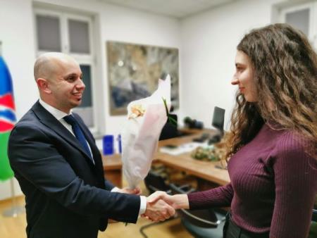 Sprejem pri županu-Katja Andolšek